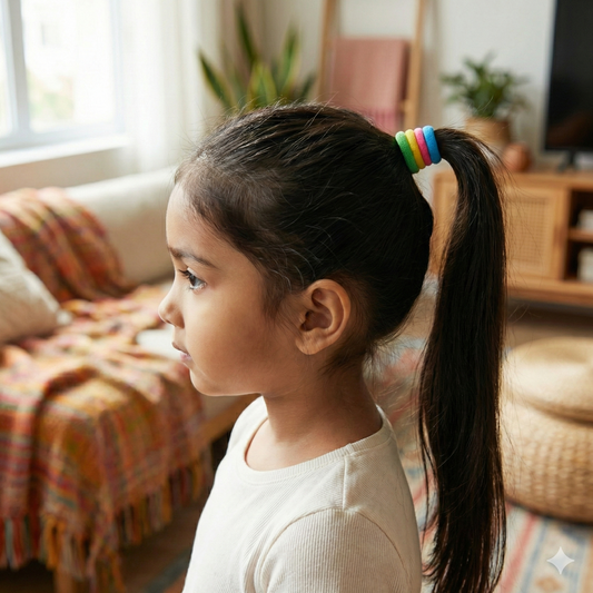 Gentle-Hold Premium Elastic Bands - The Ultimate Colorful Toddler Collection