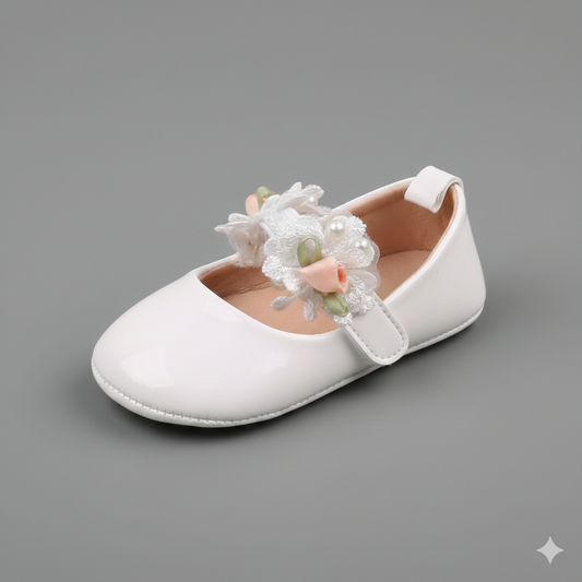 "Princess Grace" Enchanted Floral Ballerina Flats