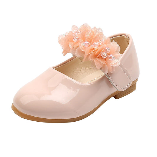 "Blush Grace" Luxe Patent Ballerina Flats