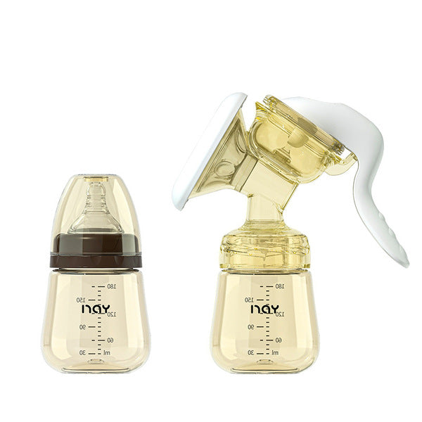 Nuoaiin Manual Breast Pump – Strong Suction & Comfort Massage Milk Extractor
