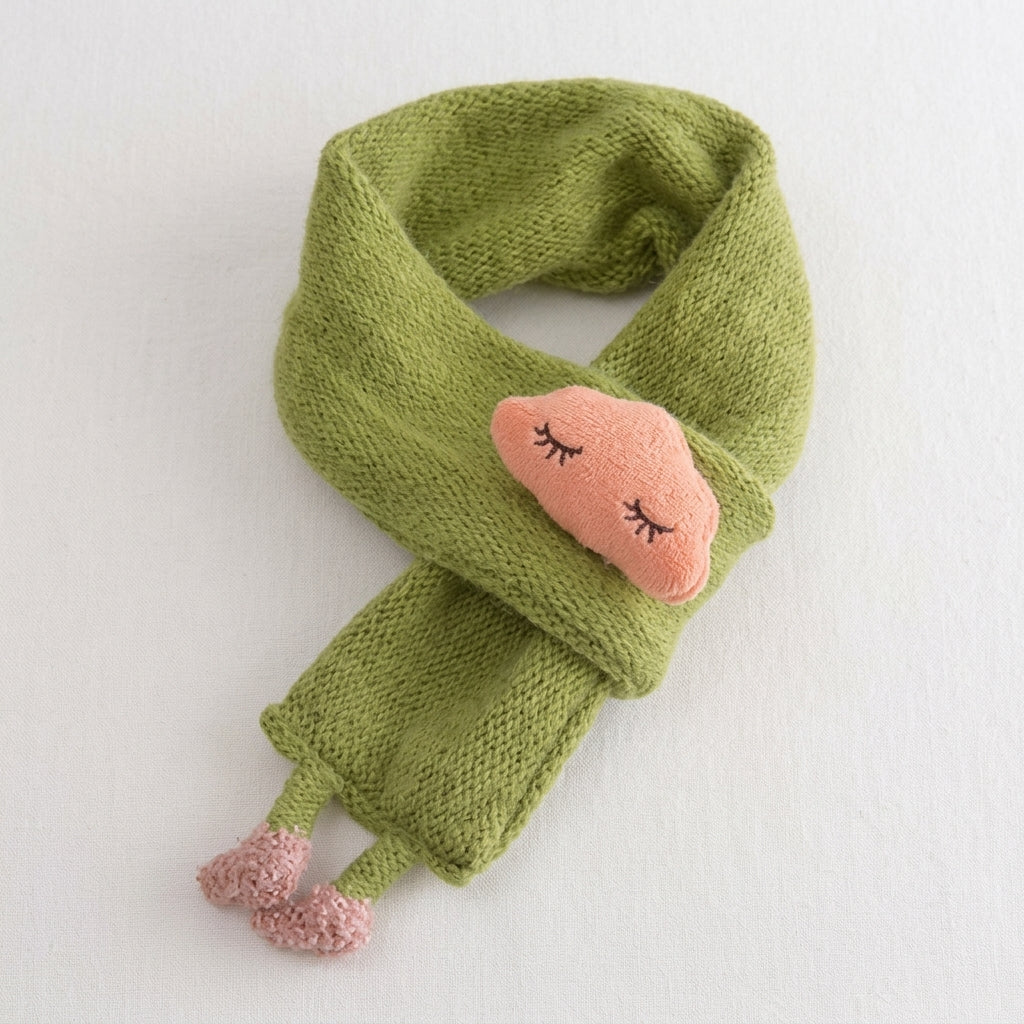 Kids Knitted Winter Muffler | Soft Fleece Warm Neck Wrap for Toddlers