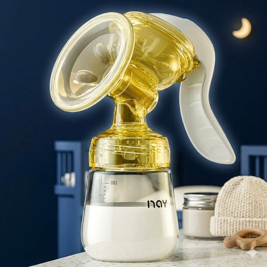 Nuoaiin Manual Breast Pump – Strong Suction & Comfort Massage Milk Extractor