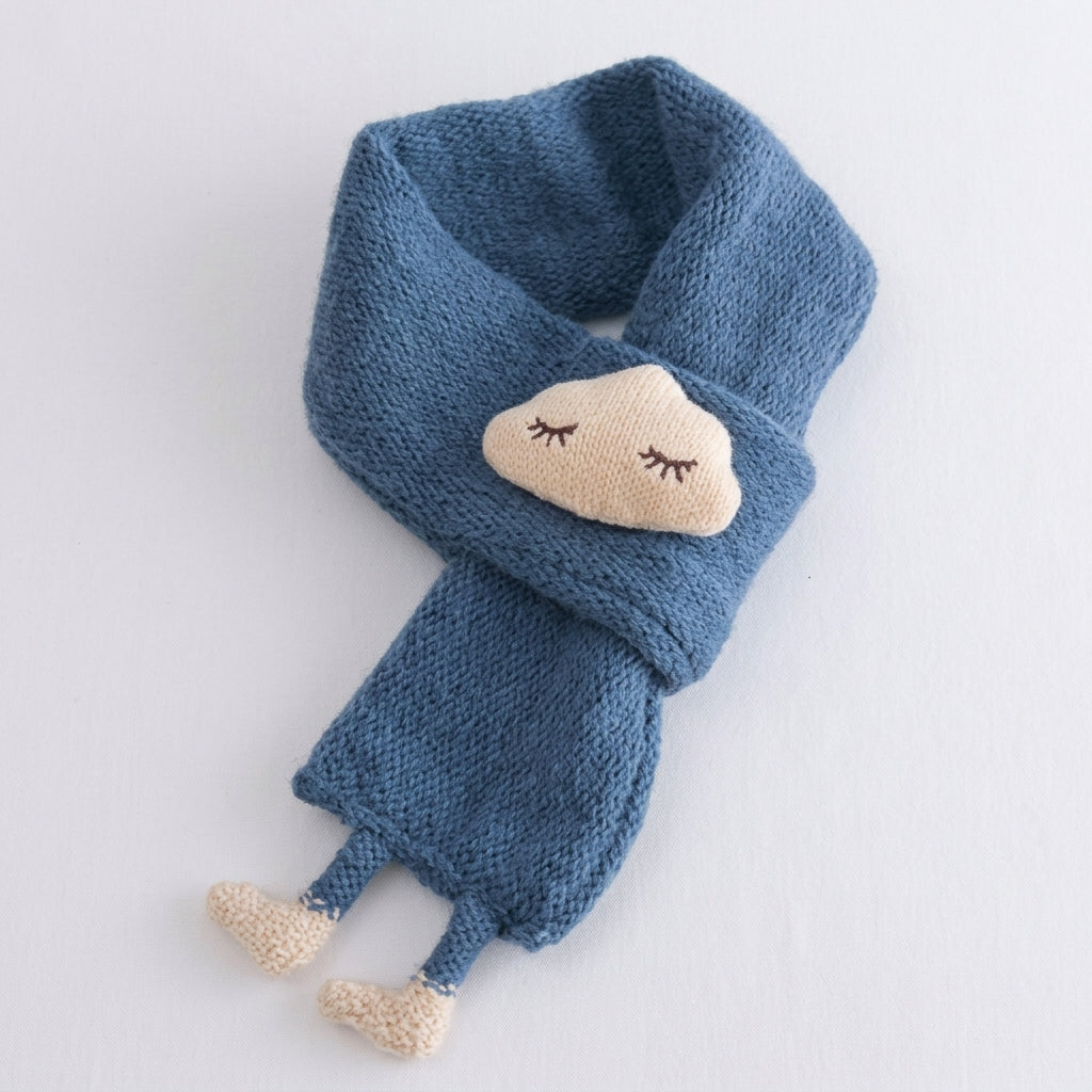 Kids Knitted Winter Muffler | Soft Fleece Warm Neck Wrap for Toddlers